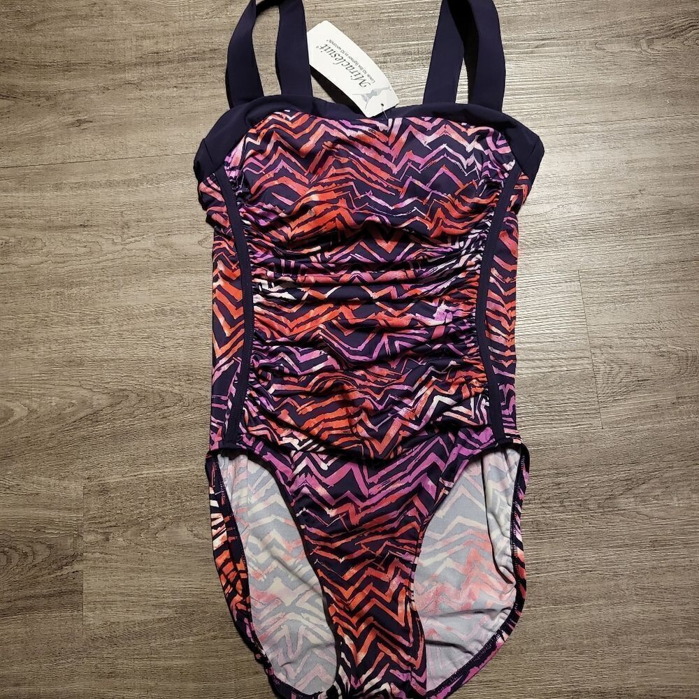Miraclesuit one piece swimsuit size S